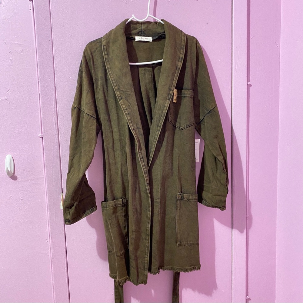 Denim Trench Vibrant MIU Size M